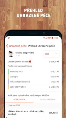 Moje VZP android App screenshot 2